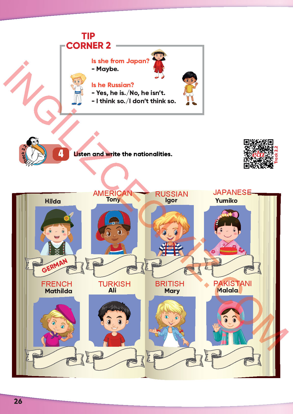 4-sinif-ingilizce-meb-yayinlari-ders-kitabi-sayfa-26-cevaplari 4. Sınıf İngilizce Meb Yayınları Ders Kitabı Sayfa 26 Cevapları