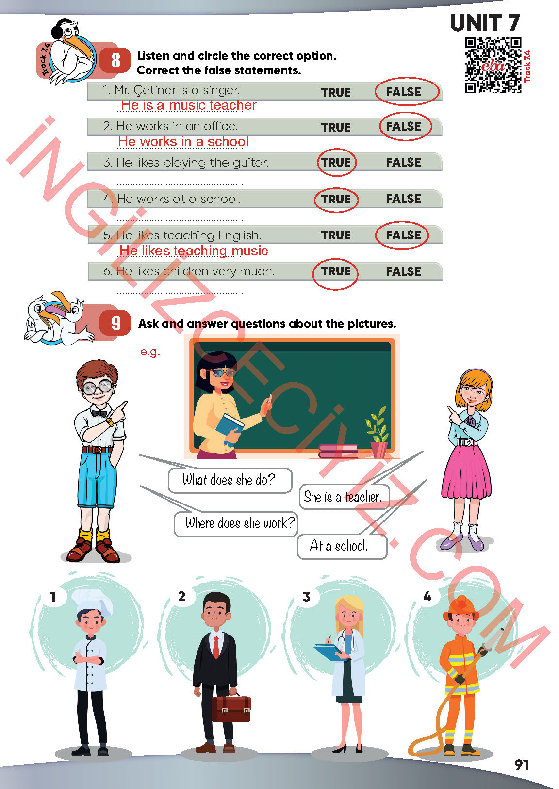 4-sinif-ingilizce-meb-yayinlari-ders-kitabi-sayfa-91-cevaplari 4. Sınıf İngilizce Meb Yayınları Ders Kitabı Sayfa 91 Cevapları