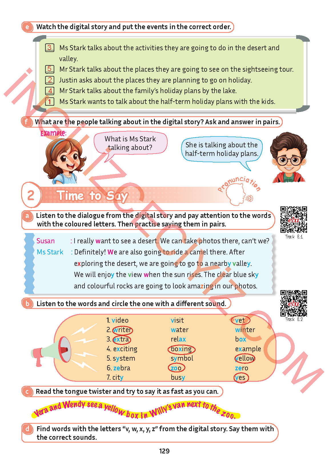 5-sinif-ingilizce-meb-yayinlari-ders-kitabi-sayfa-129-cevaplari 5. Sınıf İngilizce Meb Yayınları Ders Kitabı Sayfa 129 Cevapları