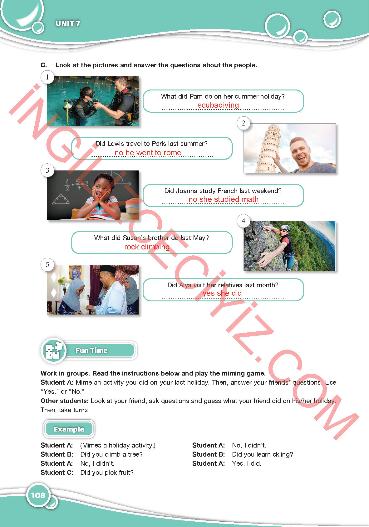 6-sinif-ingilizce-ozgun-yayinlari-ders-kitabi-sayfa-108-cevaplari 6. Sınıf İngilizce Özgün Yayınları Ders Kitabı Sayfa 108 Cevapları