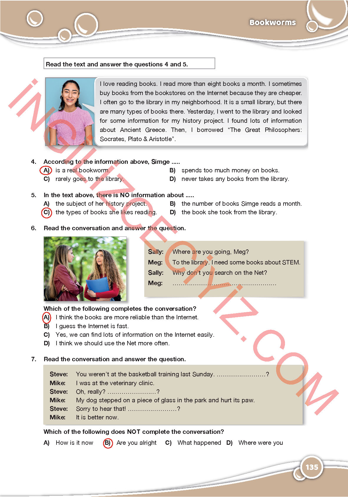 6-sinif-ingilizce-ozgun-yayinlari-ders-kitabi-sayfa-135-cevaplari 6. Sınıf İngilizce Özgün Yayınları Ders Kitabı Sayfa 135 Cevapları