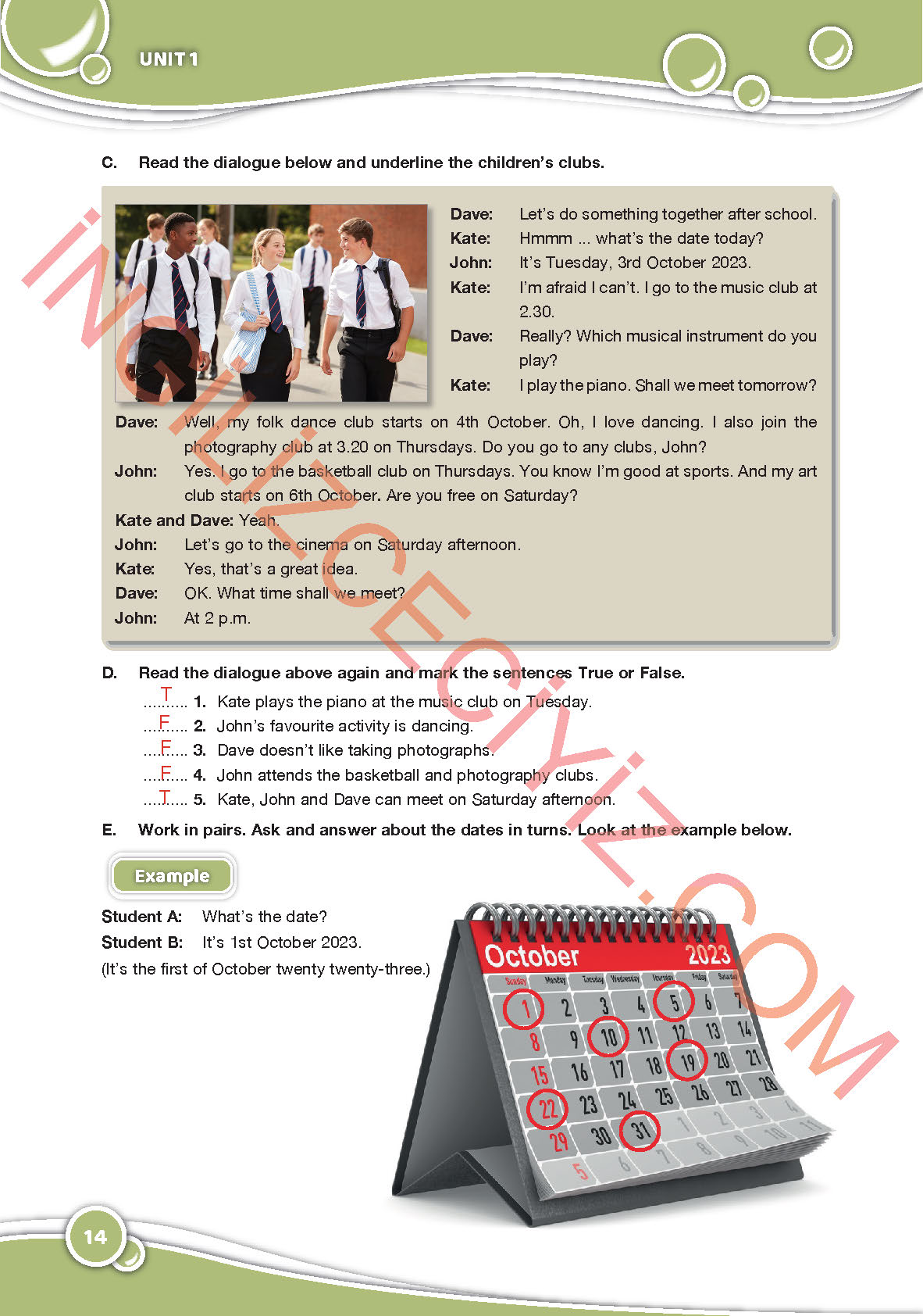 6-sinif-ingilizce-ozgun-yayinlari-ders-kitabi-sayfa-14-cevaplari 6. Sınıf İngilizce Özgün Yayınları Ders Kitabı Sayfa 14 Cevapları