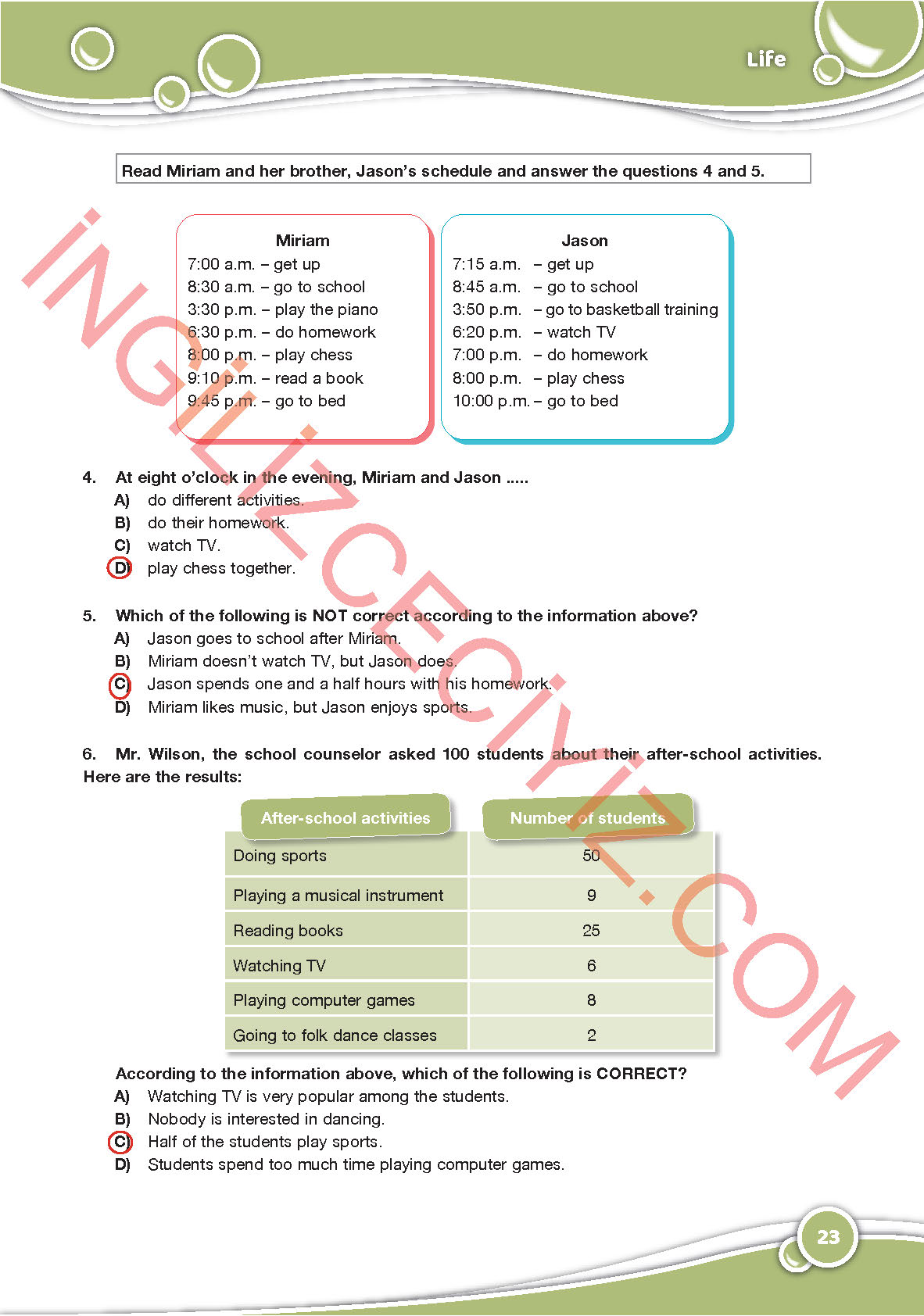 6-sinif-ingilizce-ozgun-yayinlari-ders-kitabi-sayfa-23-cevaplari 6. Sınıf İngilizce Özgün Yayınları Ders Kitabı Sayfa 23 Cevapları