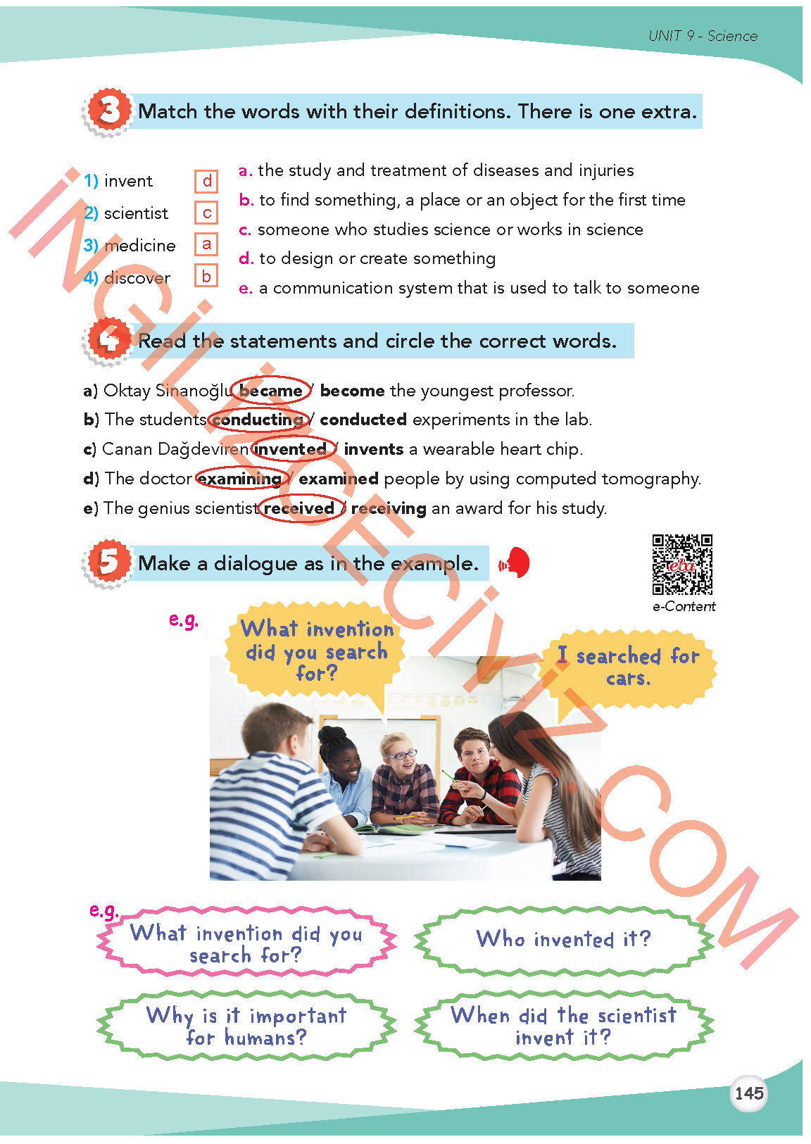 8-sinif-ingilizce-meb-yayinlari-ders-kitabi-sayfa-145-cevaplari 8. Sınıf İngilizce Meb Yayınları Ders Kitabı Sayfa 145 Cevapları